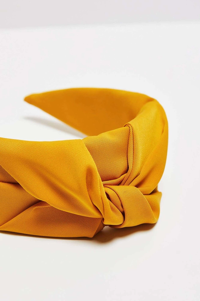 Opaska na włosy miodowa