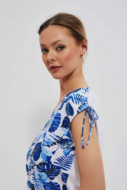Bluzka z motywem liści