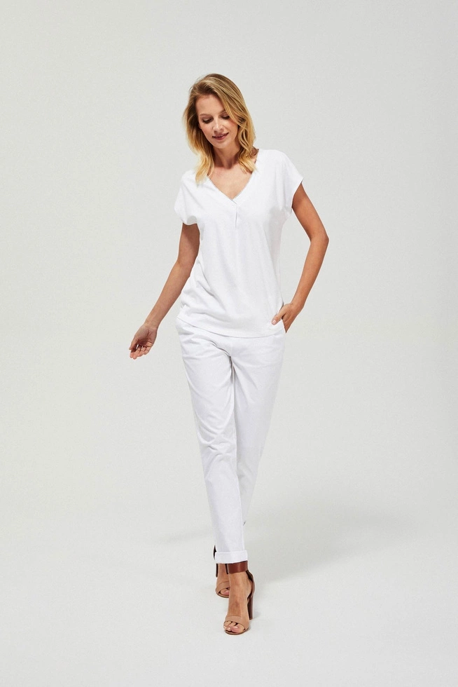 Bluzka z koronką na plecach