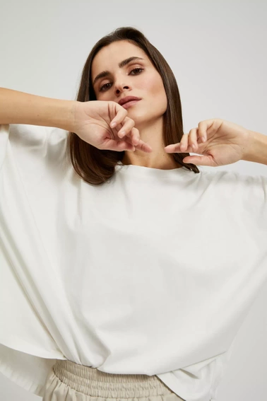 Bluzka oversize biała