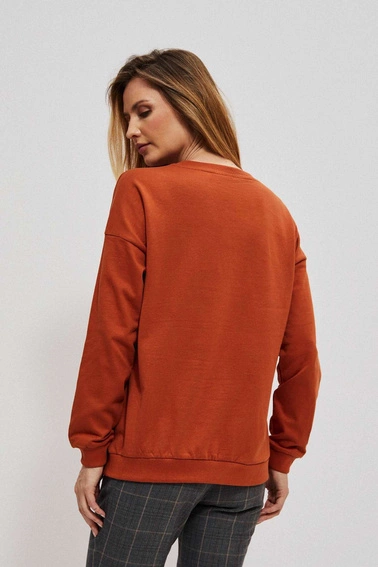 Prosta bluza brązowa