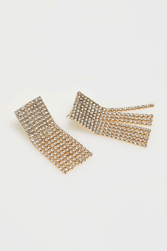 Eleganckie wiszące kolczyki z cyrkoniami