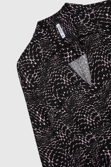 Wiskozowa sukienka midi czarna