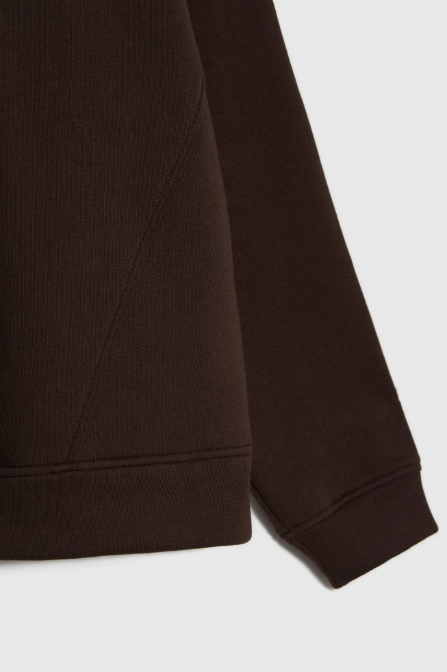 Bluza oversize brązowa