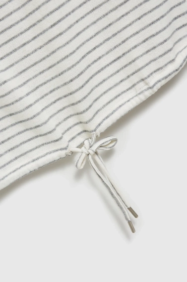 Bluzka w paski biała