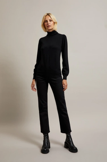 Jeansy z prostą nogawką czarne