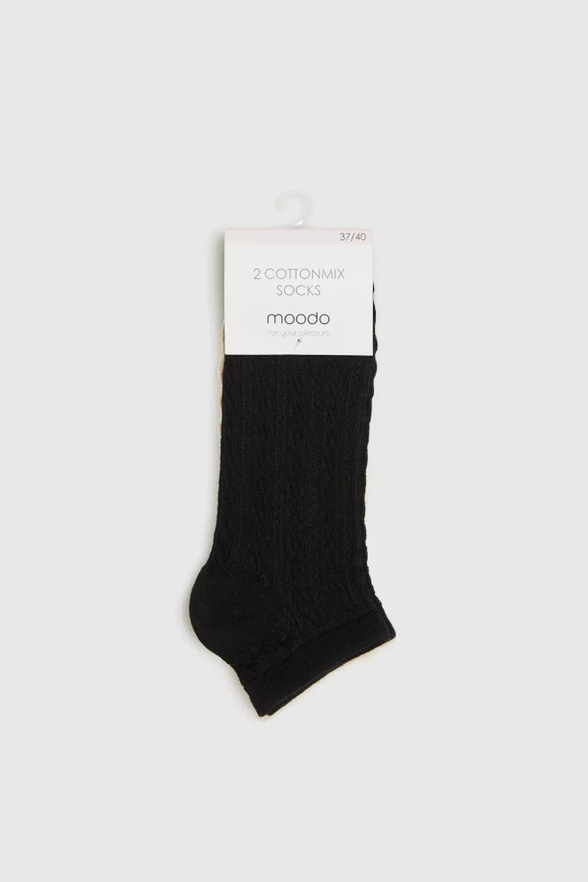 Skarpetki damskie 2-pack dwukolorowe