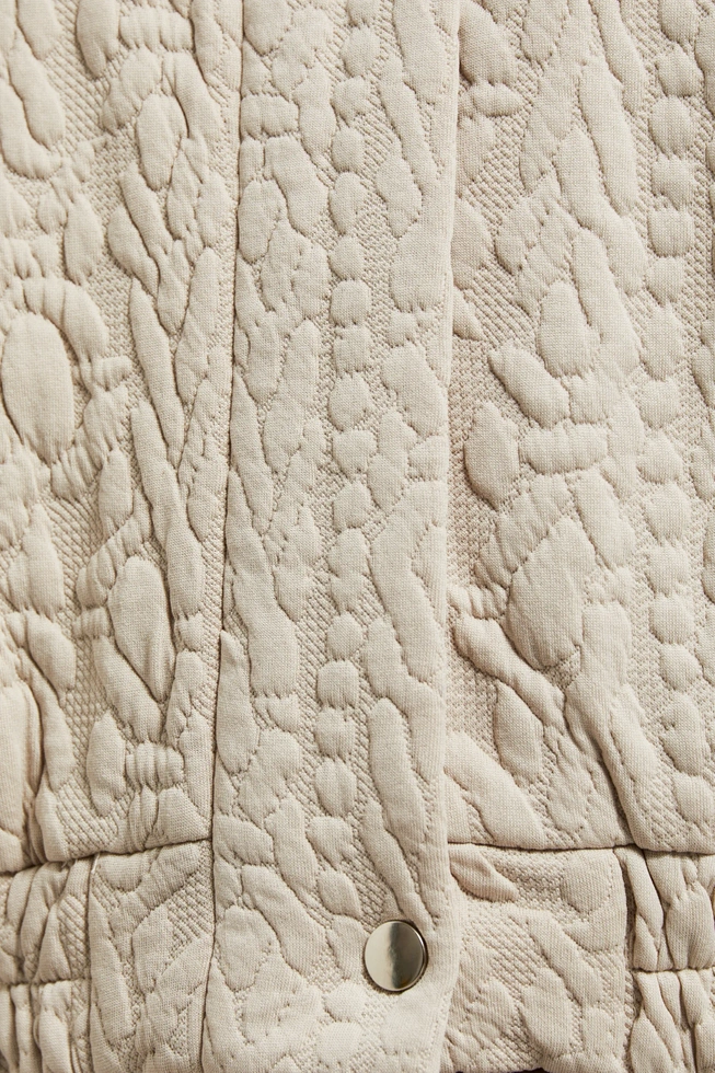 Rozpinana bluza beżowa