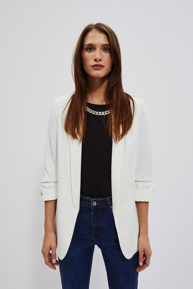 Marynarka z marszczonymi rękawiami