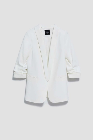 Marynarka z marszczonymi rękawiami