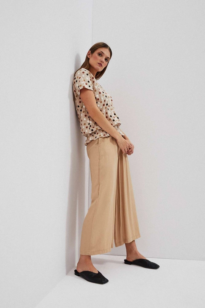 Wiskozowe spodnie kuloty