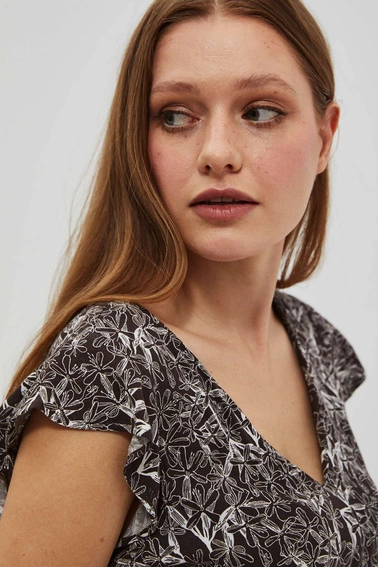 Sukienka maxi ciemnbrązowa