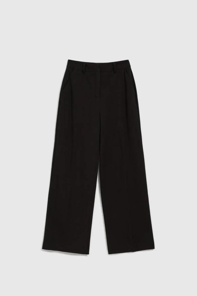 Spodnie z szerokimi nogawkami czarne