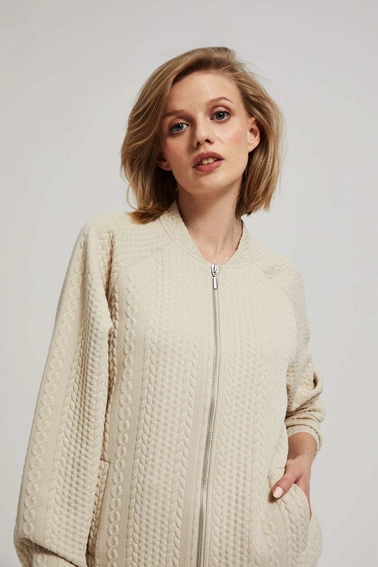 Rozpinana bluza z kieszeniami