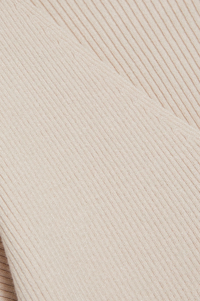 Sweter z rękawami 3/4 beżowy