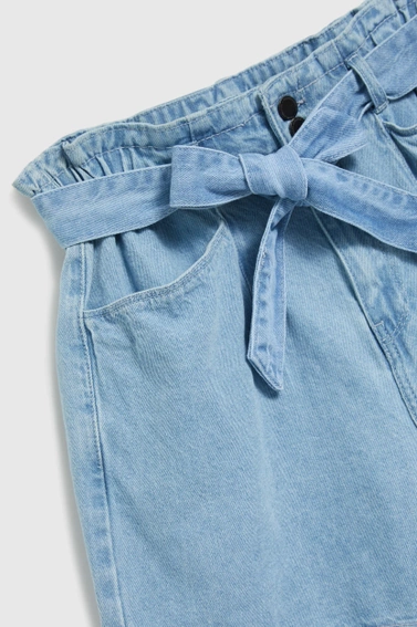 Jeansowe szorty błękitne