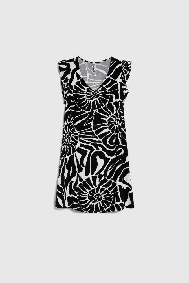 Sukienka z wiskozy czarna