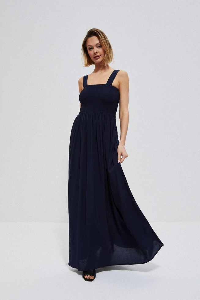 Sukienka maxi granatowa