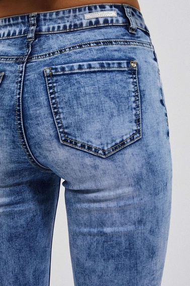 Jeansy rurki błękitne