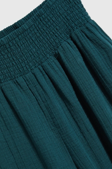 Bawełniane spodnie zielone