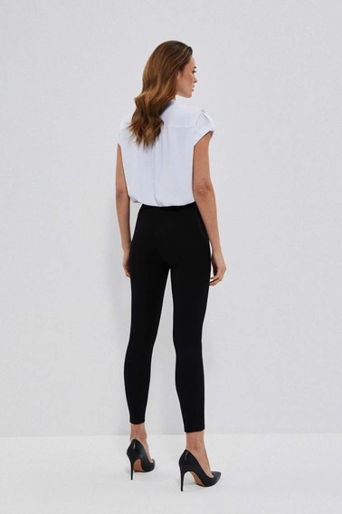 Legginsy z gumą w pasie czarne