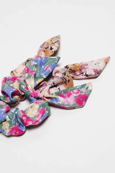 Gumki do włosów z kokardą