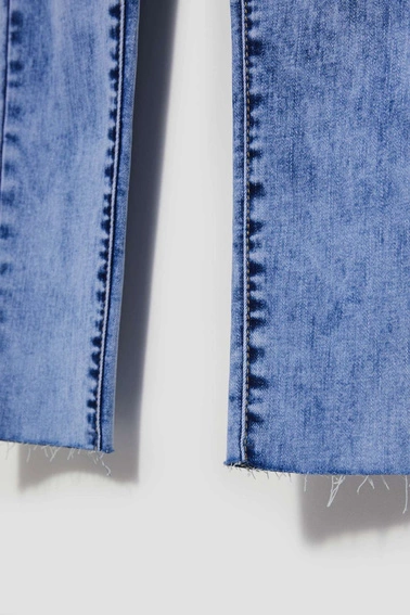 Jeansy rurki błękitne