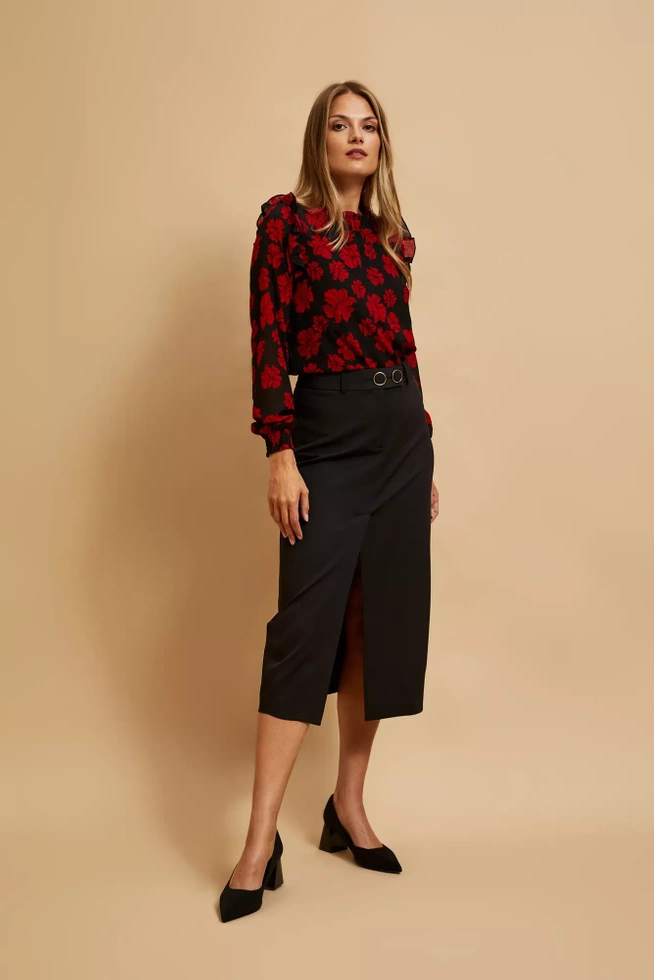 Koszula w kwiatowy wzór