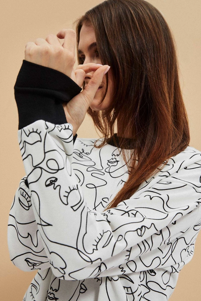 Bluza z nadrukiem