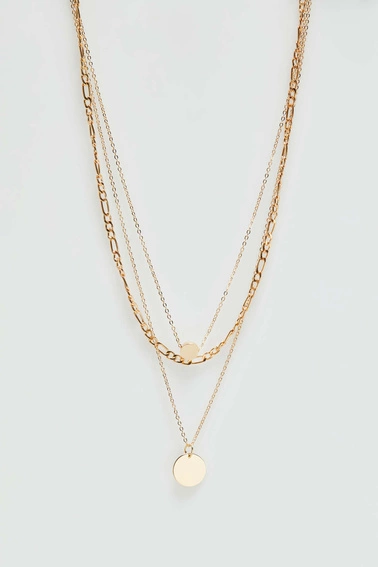 Kaskadowy naszyjnik z zawieszką