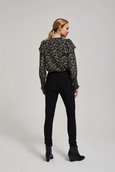 Spodnie z prostymi nogawkami 