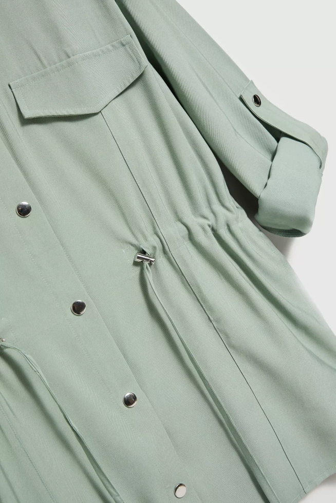 Letnia kurtka oliwkowa