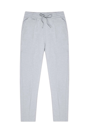 Spodnie dresowe z wiązaniem szare