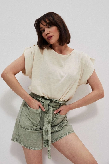 Koszulka damska piaskowa