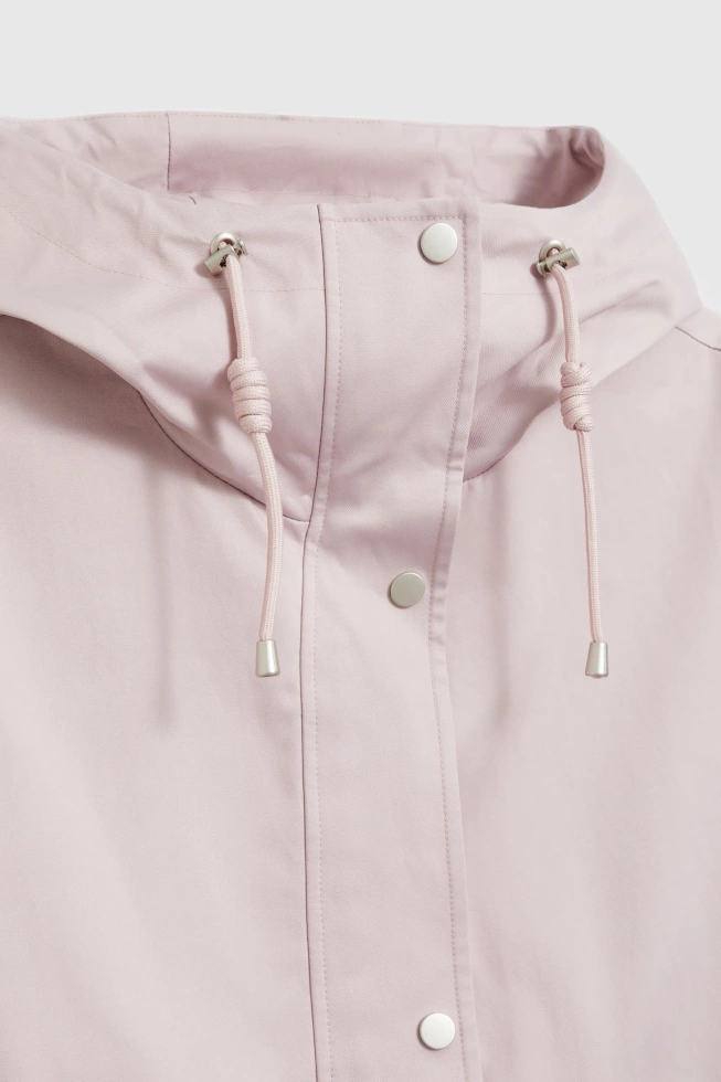 Kurtka z kapturem różowa
