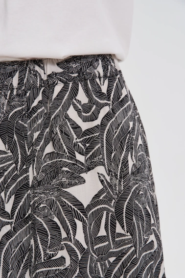 Spódnica z wiskozy czarna