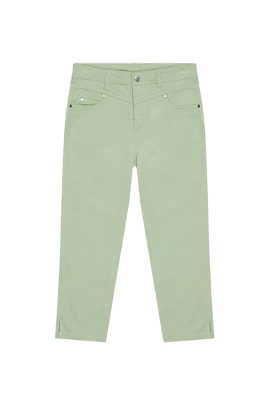 Spodnie rybaczki lyocell patynowe