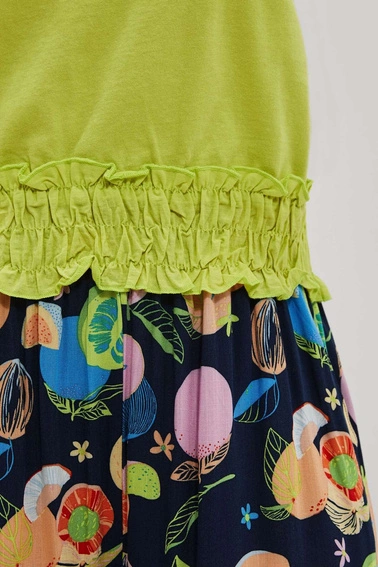 Gładka bluzka neonowa