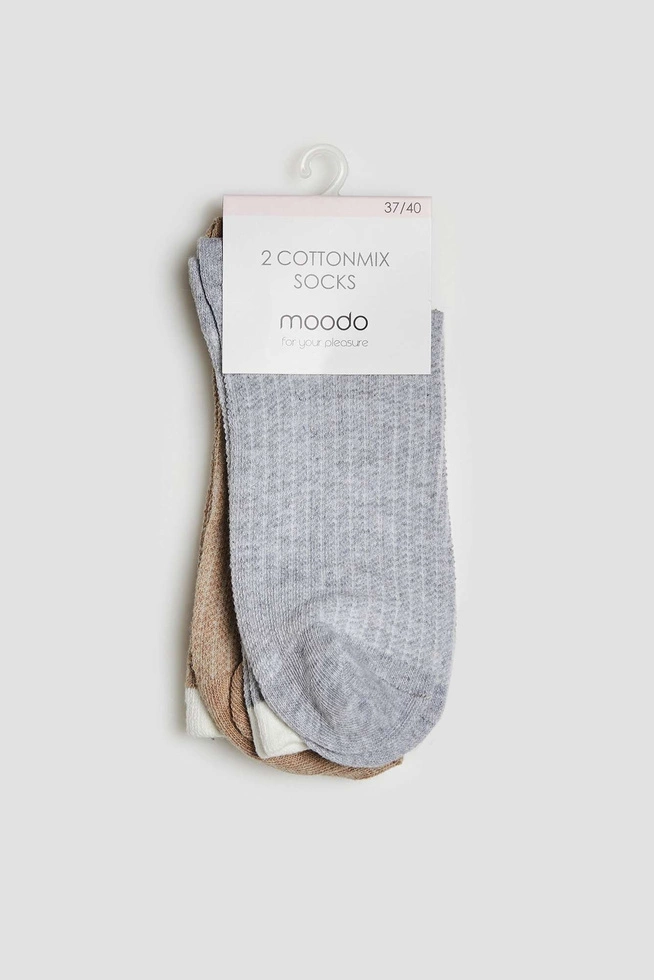 2 pack skarpet w dwóch kolorach