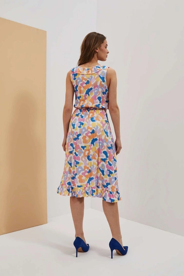 Wiskozowa sukienka midi