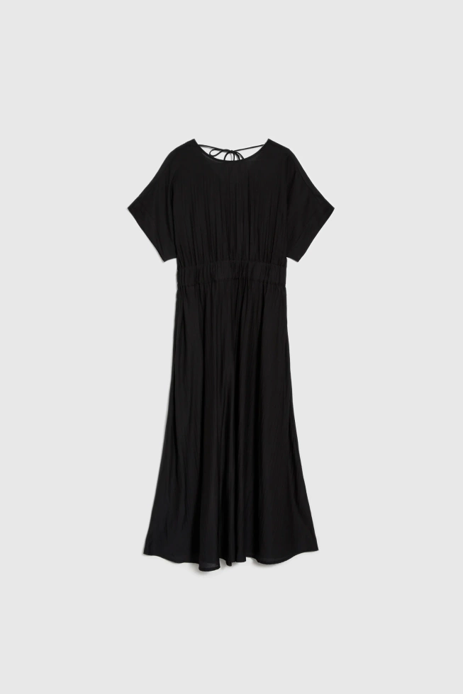 Wiskozowa sukienka czarna