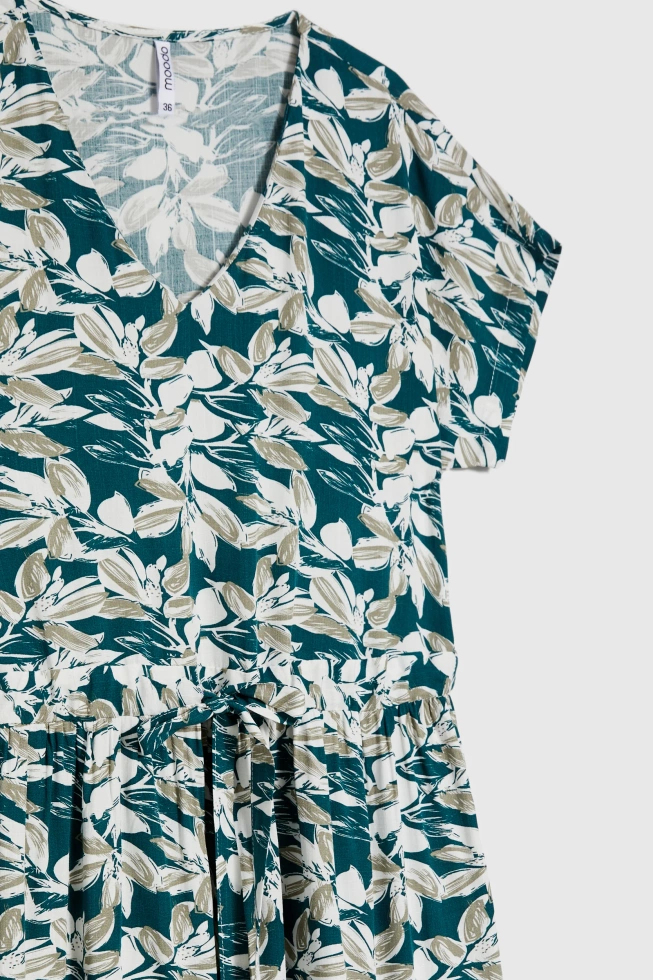 Sukienka z wiskozy midi