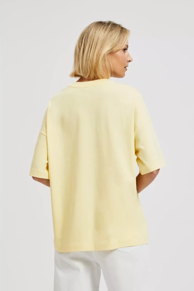 Bluzka oversize żółta