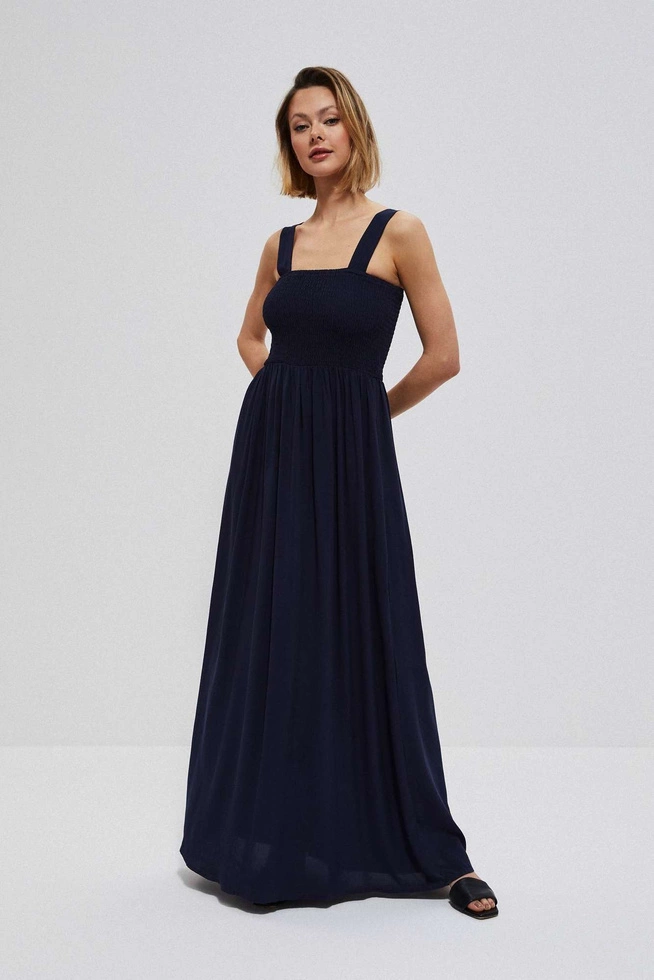 Sukienka maxi granatowa