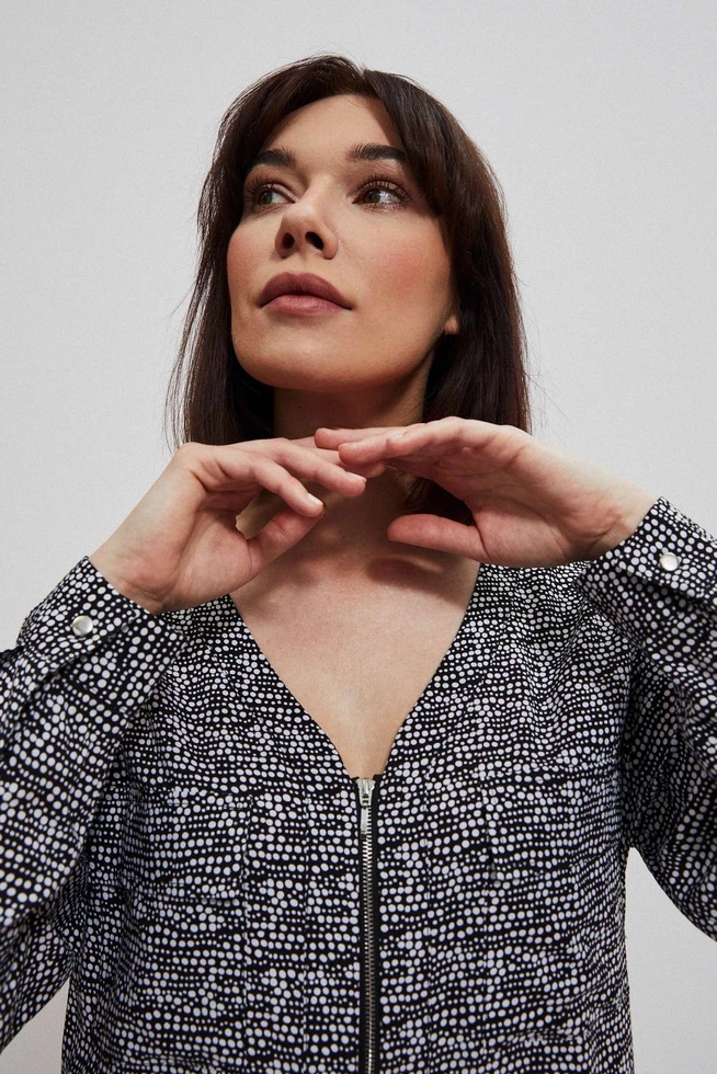 Wiskozowa koszula z printem