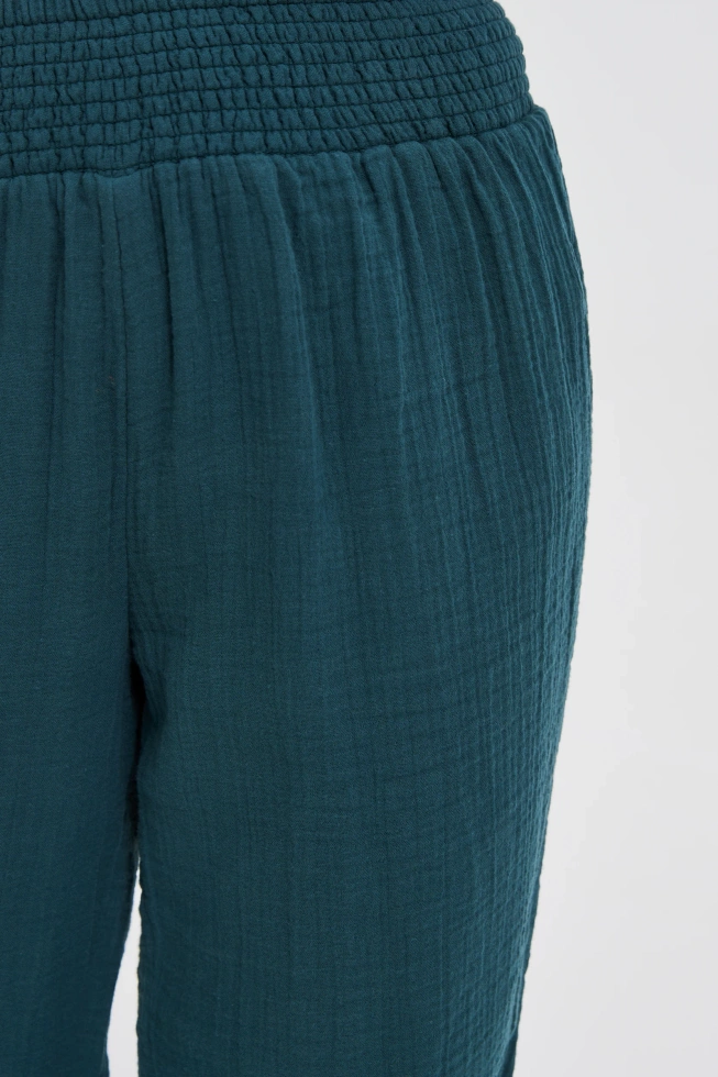 Bawełniane spodnie zielone