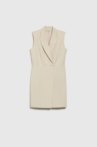 Elegancka sukienka beżowa 