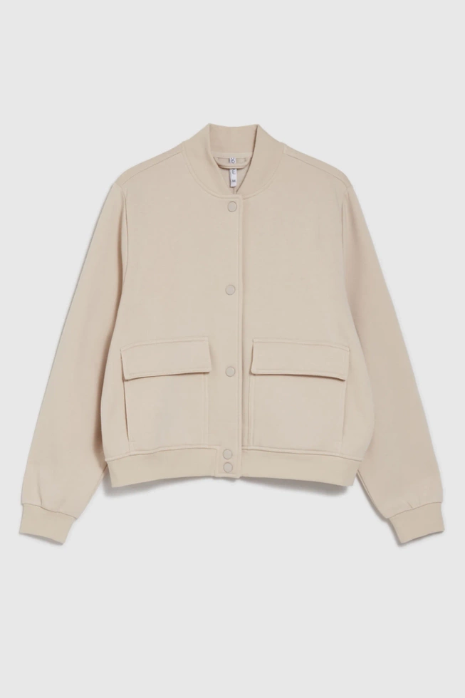 Bluza bomberka beżowa