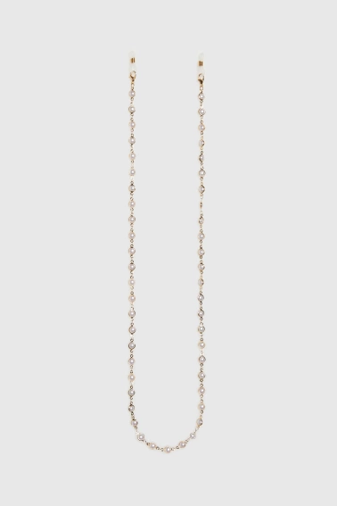 Łańcuszek do okularów w złotym kolorze