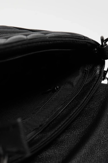 Torebka z podwójnym uchwytem czarna